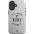 NHL St. Louis Blues Black Text iPhone 16 Plus Impact Case