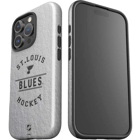 NHL St. Louis Blues Black Text iPhone 16 Pro Impact Case