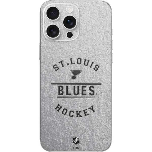 NHL St. Louis Blues Black Text iPhone 16 Pro Max Skin
