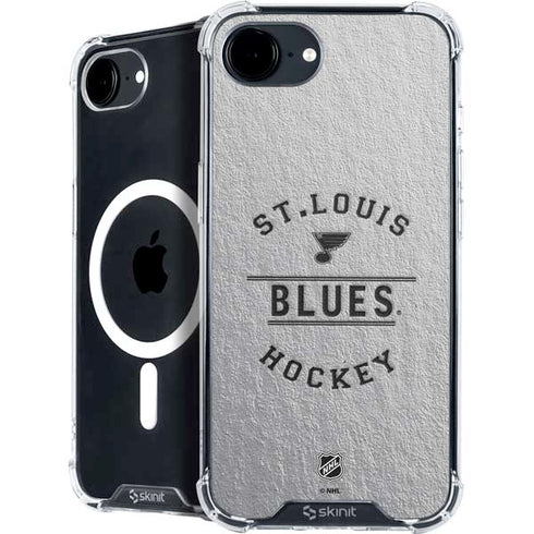 NHL St. Louis Blues Black Text iPhone 16e MagSafe Case
