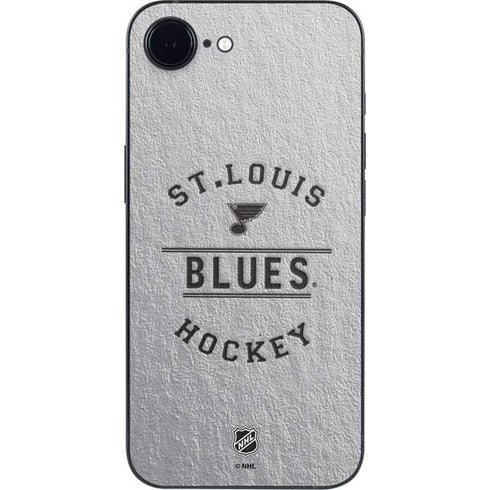 NHL St. Louis Blues Black Text iPhone 16e Skin