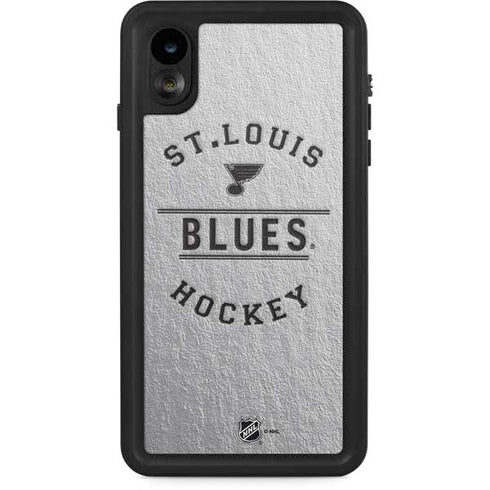 NHL St. Louis Blues Black Text iPhone Cases