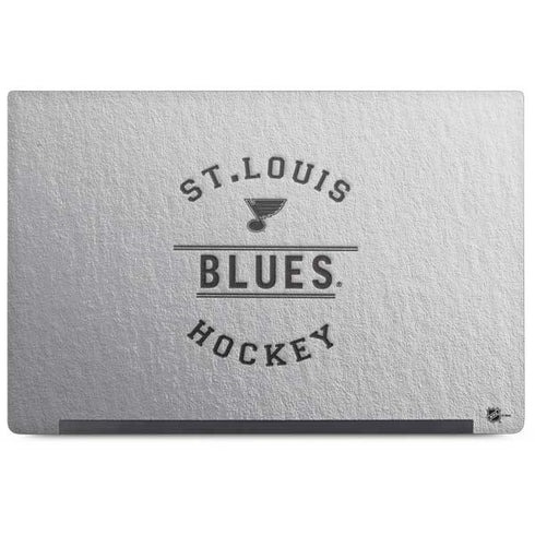 NHL St. Louis Blues Black Text Dell Latitude Skin
