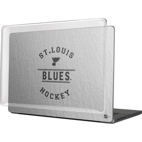 NHL St. Louis Blues Black Text MacBook Cases