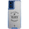 NHL St. Louis Blues Black Text Moto G 5G (2024) Clear Case