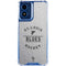 NHL St. Louis Blues Black Text Moto G Play 4G (2024) Clear Case