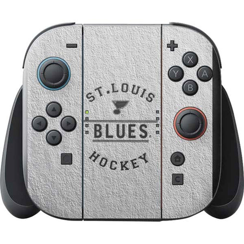 NHL St. Louis Blues Black Text Nintendo Switch 2 (2025) with Joy-Con Skin