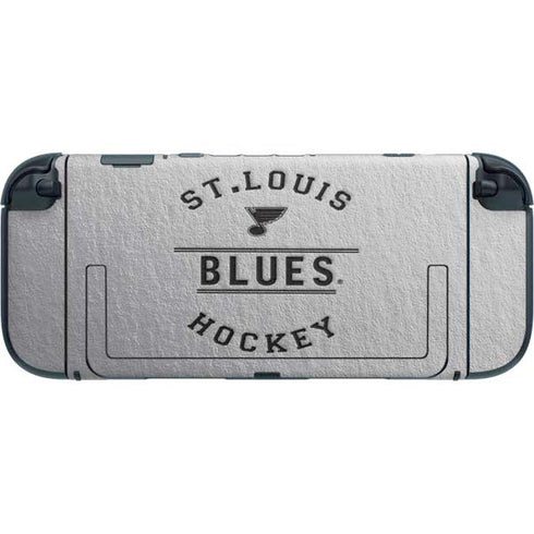 NHL St. Louis Blues Black Text Nintendo Switch 2 (2025) with Joy-Con Skin