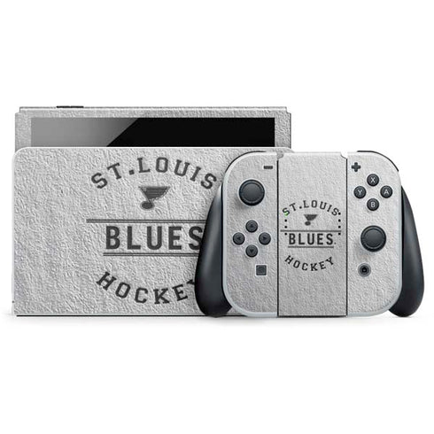 NHL St. Louis Blues Black Text Nintendo Skins