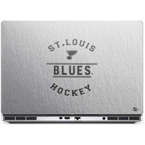 NHL St. Louis Blues Black Text Dell Precision Skin