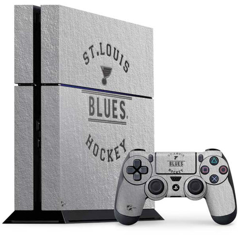 NHL St. Louis Blues Black Text PlayStation PS4 Skins