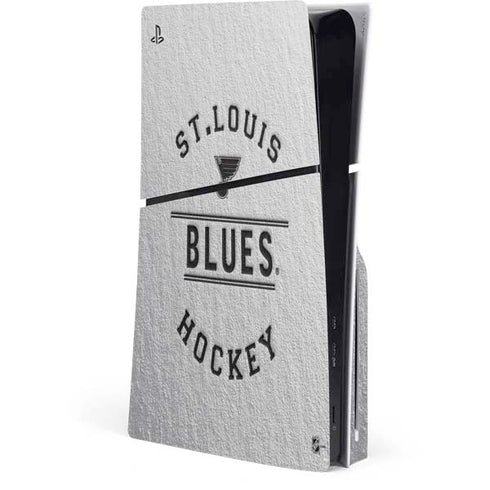 NHL St. Louis Blues Black Text PlayStation PS5 Skins
