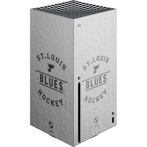 NHL St. Louis Blues Black Text Xbox Series X Skins