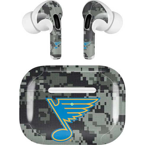 NHL St. Louis Blues Camo AirPods Skins