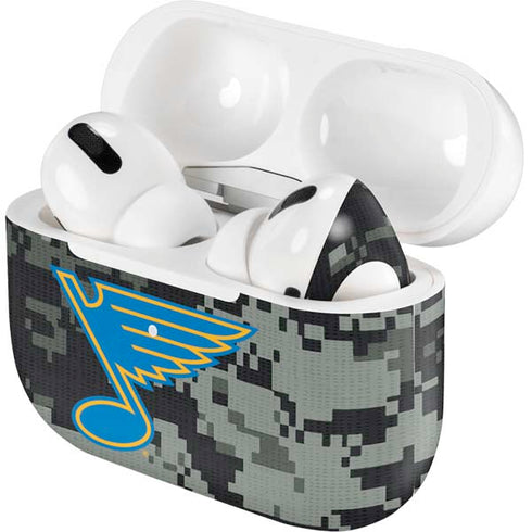 NHL St. Louis Blues Camo AirPods Skins