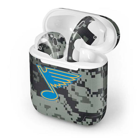 NHL St. Louis Blues Camo Apple AirPods Skin