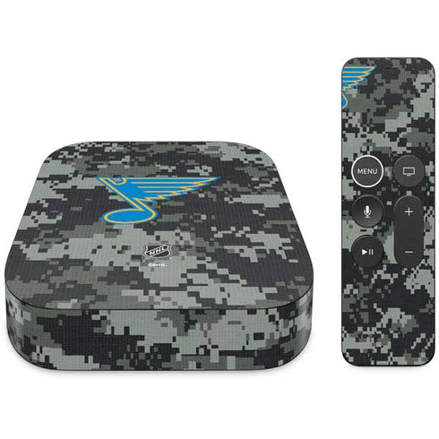 NHL St. Louis Blues Camo Apple TV Skin