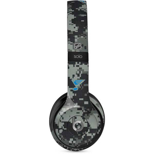 NHL St. Louis Blues Camo Beats Solo 2 Wired Skin