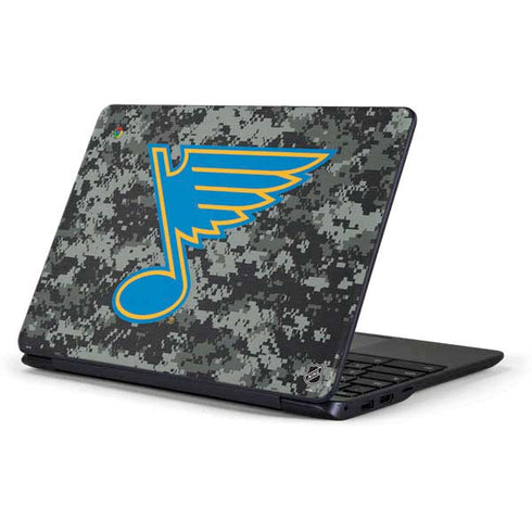 NHL St. Louis Blues Camo Samsung Chromebook Skin