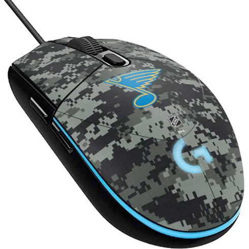 NHL St. Louis Blues Camo G203 Prodigy RGB Wired Gaming Mouse Skin