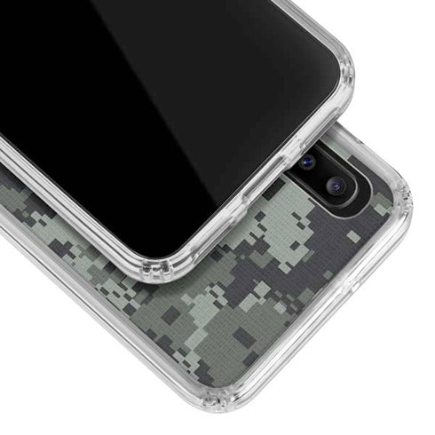 NHL St. Louis Blues Camo Galaxy A20 Clear Case