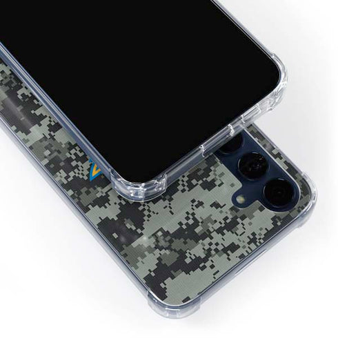 NHL St. Louis Blues Camo Galaxy A35 5G Clear Case