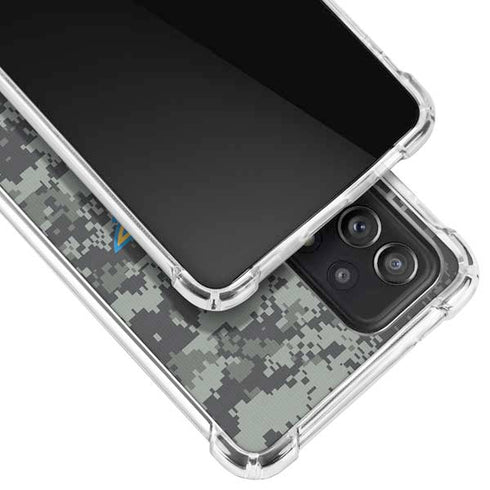 NHL St. Louis Blues Camo Galaxy A52 5G Clear Case