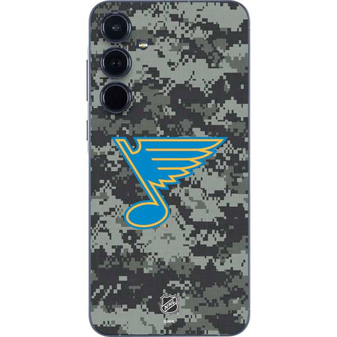 NHL St. Louis Blues Camo Galaxy A55 5G Skin