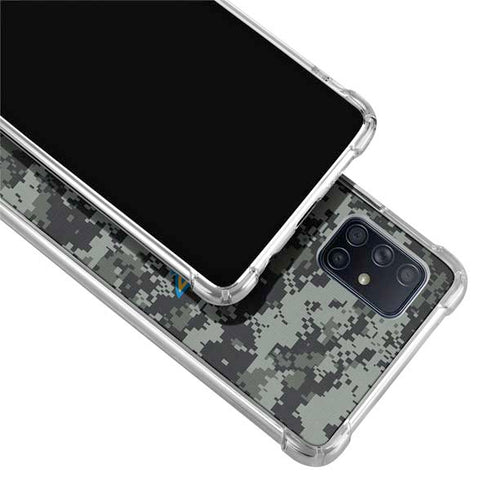 NHL St. Louis Blues Camo Galaxy A71 5G Clear Case