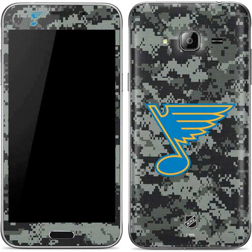 NHL St. Louis Blues Camo Galaxy J3 Skin