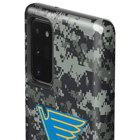 NHL St. Louis Blues Camo Galaxy Note20 5G Pro Case