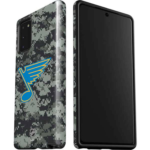 NHL St. Louis Blues Camo Galaxy Note20 5G Pro Case