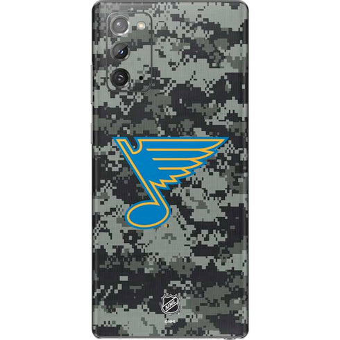 NHL St. Louis Blues Camo Galaxy Note20 5G Skin