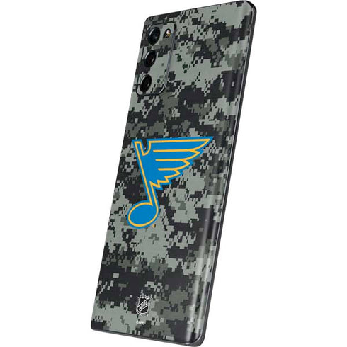NHL St. Louis Blues Camo Galaxy Note20 5G Skin