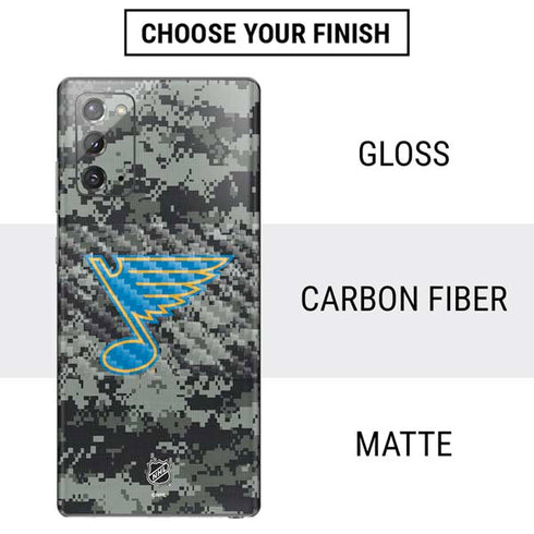 NHL St. Louis Blues Camo Galaxy Note20 5G Skin