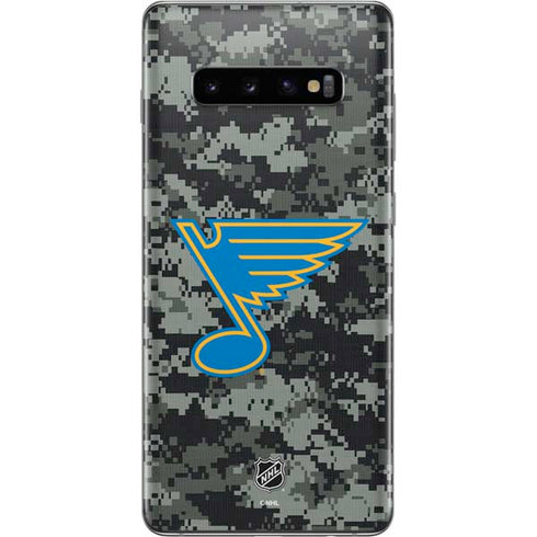 NHL St. Louis Blues Camo Galaxy S10 Plus Skin