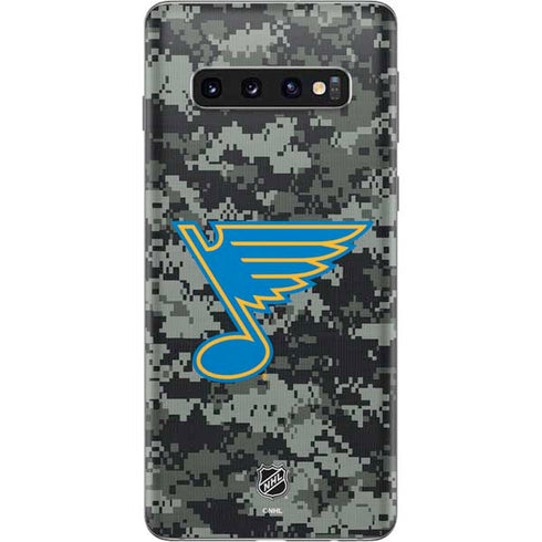 NHL St. Louis Blues Camo Galaxy S10 Skin