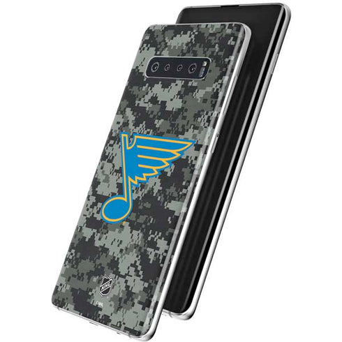 NHL St. Louis Blues Camo Galaxy S10 Skin