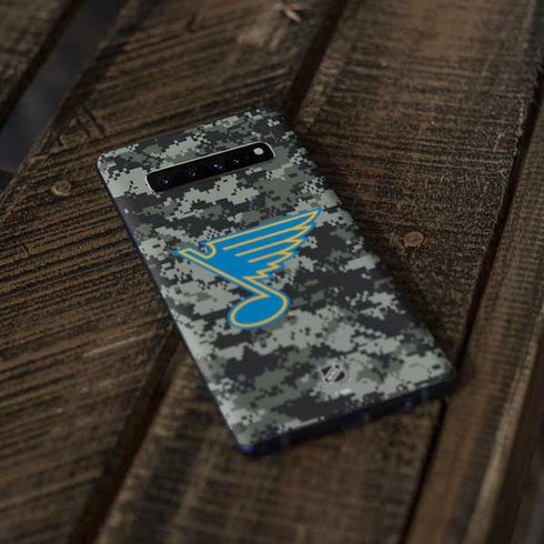 NHL St. Louis Blues Camo Galaxy S10 Skin
