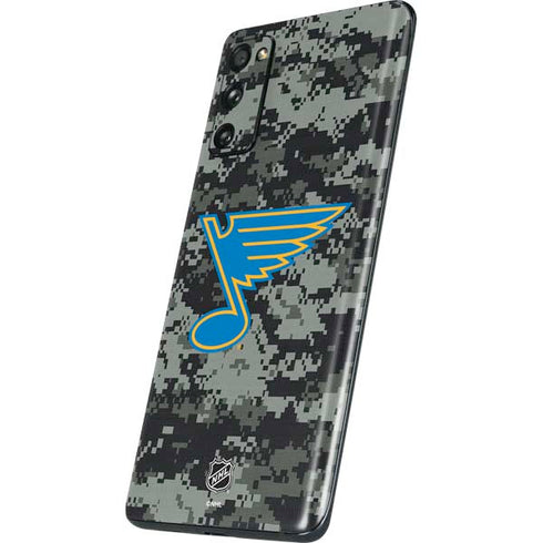 NHL St. Louis Blues Camo Galaxy S20 Fan Edition Skin