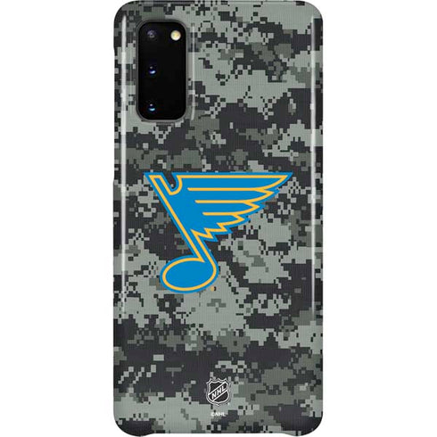 NHL St. Louis Blues Camo Galaxy S20 Lite Case