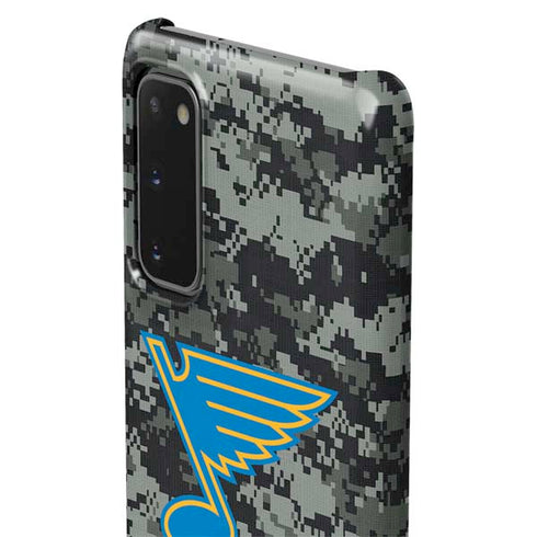 NHL St. Louis Blues Camo Galaxy S20 Lite Case