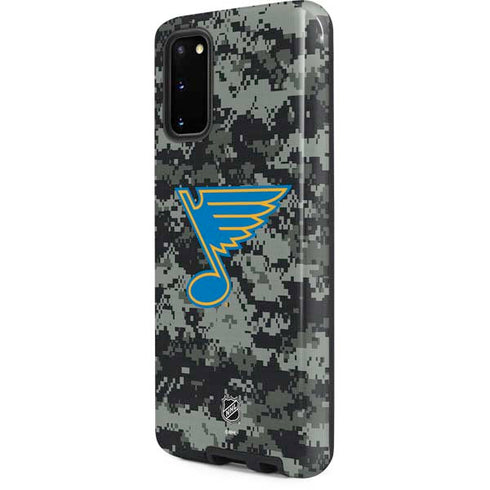 NHL St. Louis Blues Camo Galaxy S20 Pro Case