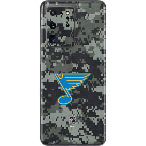 NHL St. Louis Blues Camo Galaxy S20 Ultra 5G Skin