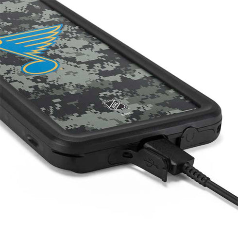 NHL St. Louis Blues Camo Galaxy S20 Waterproof Case