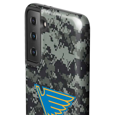 NHL St. Louis Blues Camo Galaxy S21 Plus 5G Pro Case
