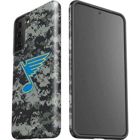 NHL St. Louis Blues Camo Galaxy S21 Plus 5G Pro Case