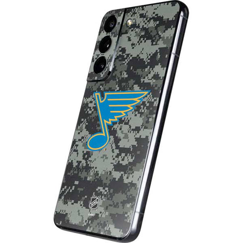 NHL St. Louis Blues Camo Galaxy S22 Skin