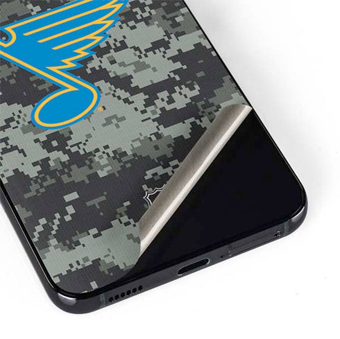 NHL St. Louis Blues Camo Galaxy S22 Skin