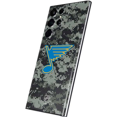 NHL St. Louis Blues Camo Galaxy S22 Ultra Skin